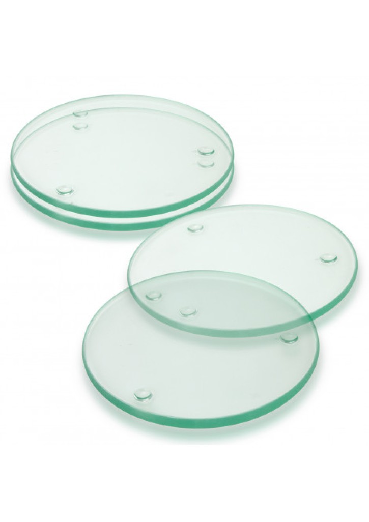 Venice Glass Coaster Set of 4 Round - Full Colour