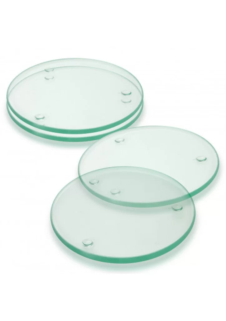 Venice Glass Coaster Set of 4 Round - Full Colour