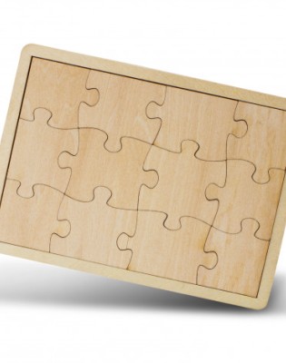 Wooden 12 Piece Puzzle