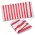 Esplanade Beach Towel - White/Red