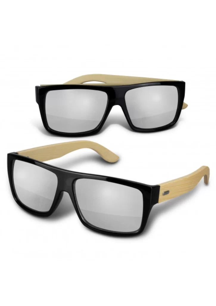 Maui Mirror Lens Sunglasses - Bamboo