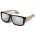 Maui Mirror Lens Sunglasses - Bamboo - Black