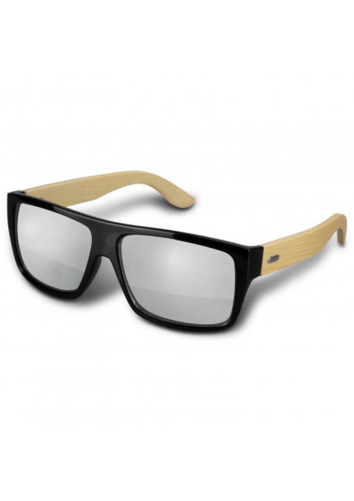 Maui Mirror Lens Sunglasses - Bamboo
