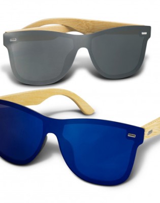 Ryder Mirror Lens Sunglasses - Bamboo