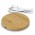 Vita Bamboo Wireless Charger - Round - Natural
