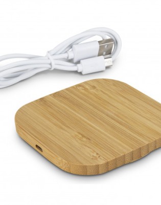 Vita Bamboo Wireless Charger - Square