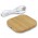 Vita Bamboo Wireless Charger - Square - Natural