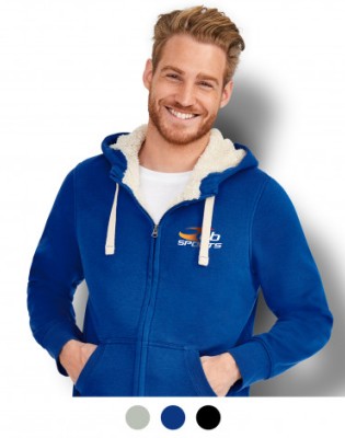SOLS Sherpa Unisex Zipped Sweatshirt