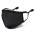 Reusable Cotton Face Mask Premium - Indent - Black