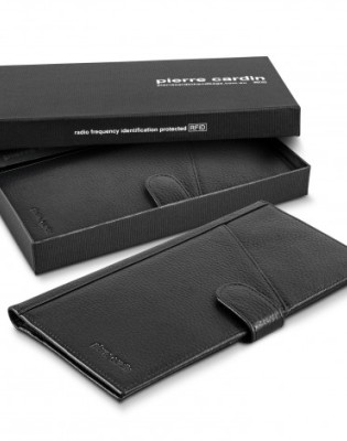 Pierre Cardin Leather Passport Wallet