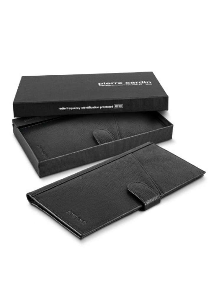 Pierre Cardin Leather Passport Wallet