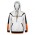 Custom Mens Sports Hoodie - Body/Hood: White