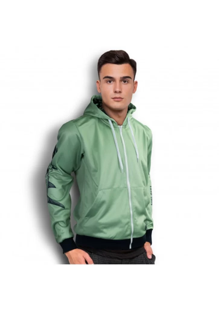 Custom Mens Sports Zipped Hoodie
