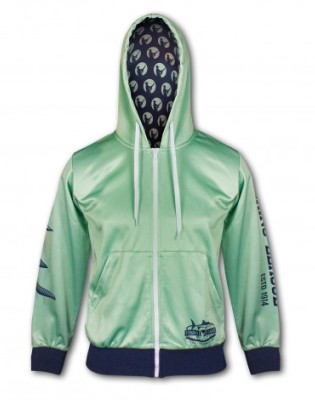 Custom Womens Sports Zipped Hoodie