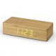 Bamboo Wireless Charging Clock