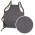 Cuisine Bib Apron - Elite - Grey