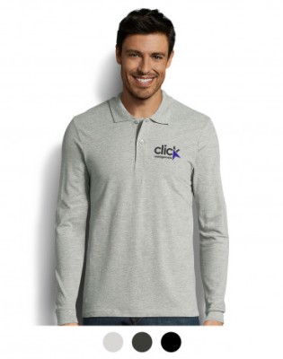 SOLS Perfect Men's Long Sleeve Polo
