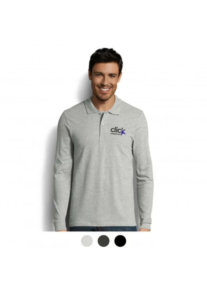 SOLS Perfect Men's Long Sleeve Polo