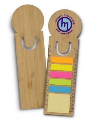 Bamboo Ruler Bookmark - Round