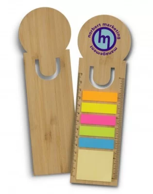 Bamboo Ruler Bookmark - Round