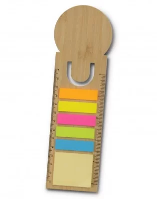 Bamboo Ruler Bookmark - Round