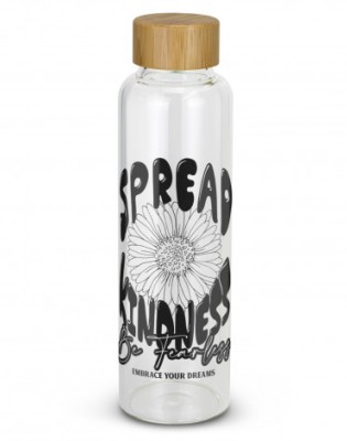 Eden Glass Bottle Bamboo Lid