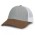 Galloway Corduroy Peak Cap - Heather Grey/Brown