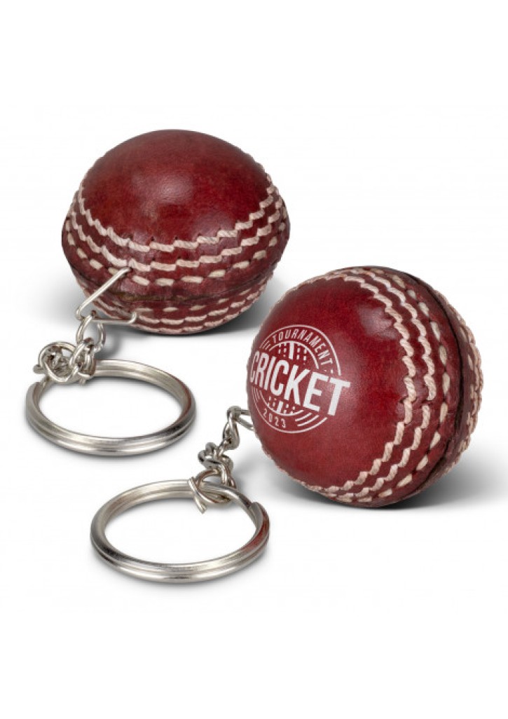 Cricket Ball Key Ring