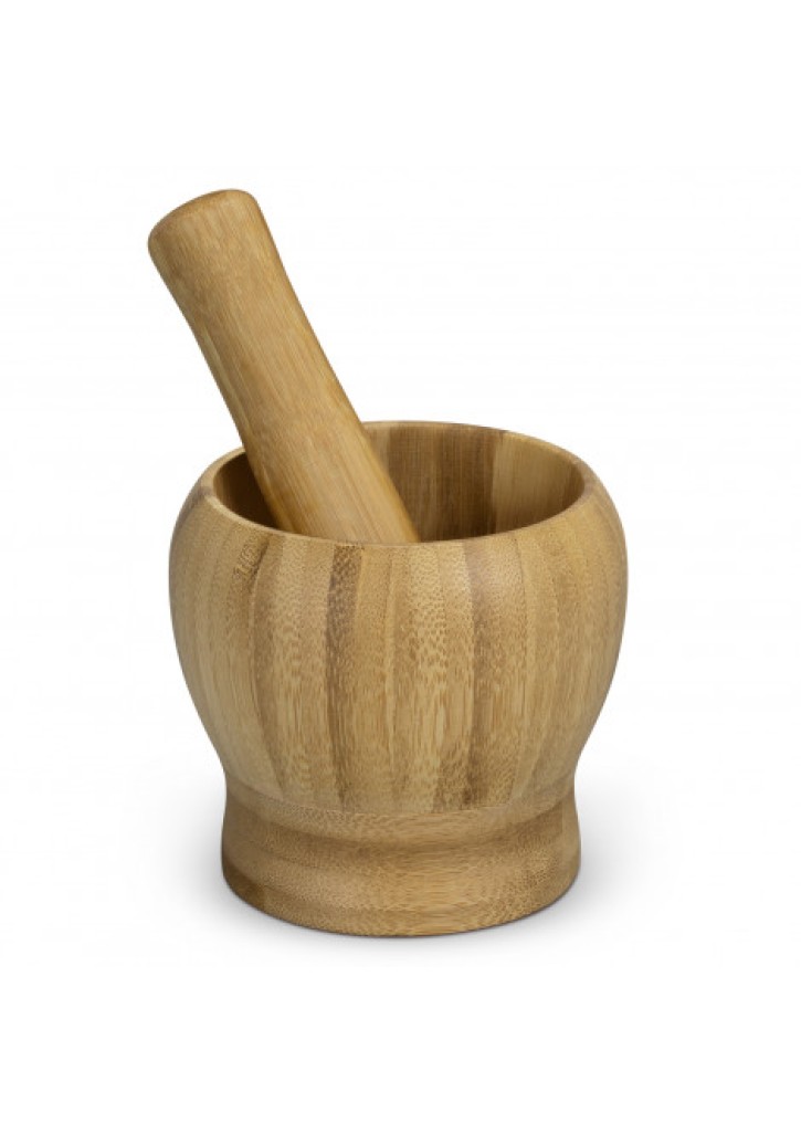 NATURA Bamboo Mortar and Pestle