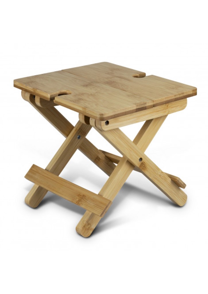 NATURA Bamboo Folding Wine Table