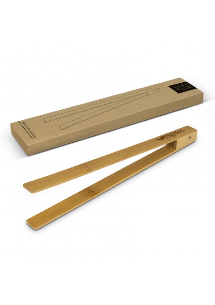 NATURA Bamboo Serving Tongs