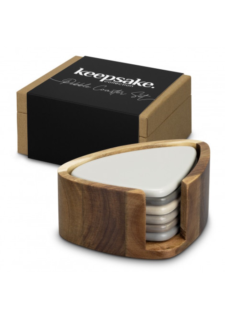 Keepsake Pebble Coaster Set