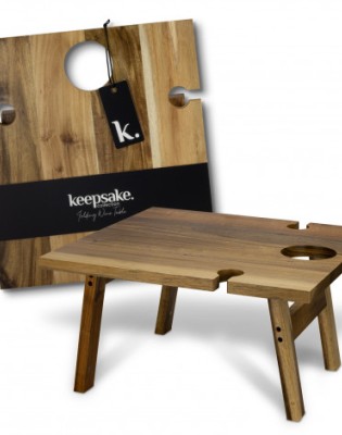 Keepsake Folding Wine Table