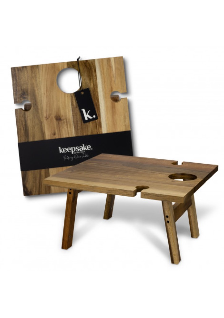 Keepsake Folding Wine Table