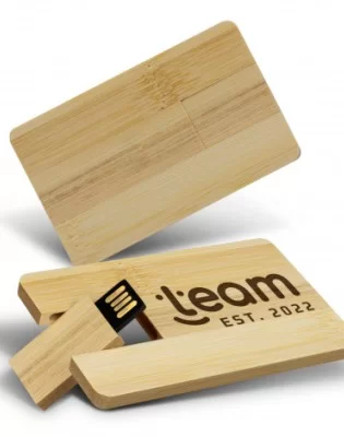 Bamboo Credit Card Flash Drive 8GB