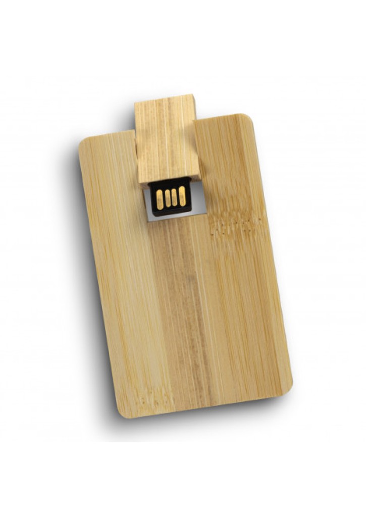 Bamboo Credit Card Flash Drive 8GB
