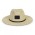 Barbados Wide Brim Hat - Natural/Black