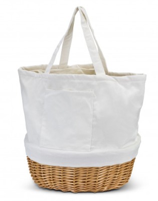 Keepsake Wicker Tote Bag