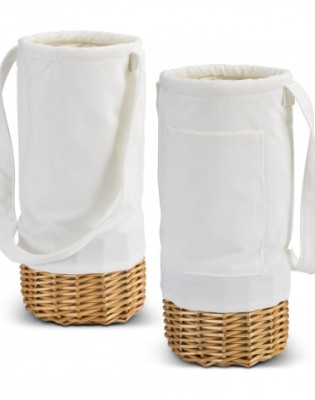 Keepsake Wicker Wine Carrier