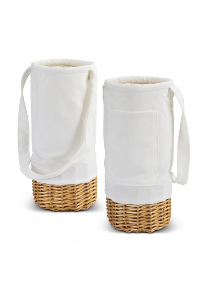 Keepsake Wicker Wine Carrier