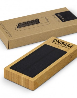 NATURA Bamboo Solar Power Bank