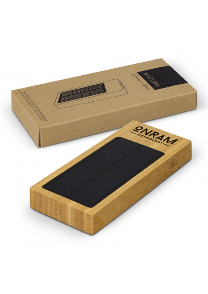 NATURA Bamboo Solar Power Bank
