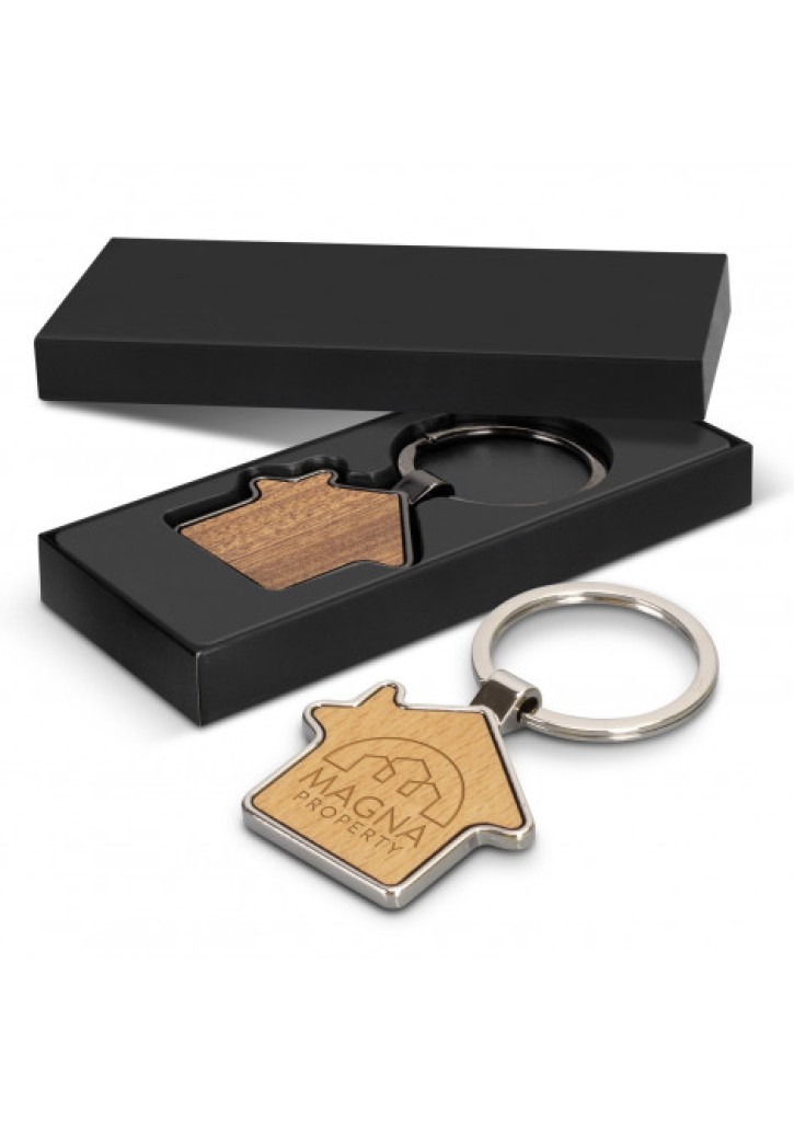 Santo House Shaped Key Ring