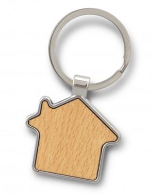Santo House Shaped Key Ring