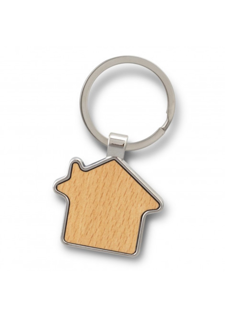 Santo House Shaped Key Ring