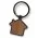 Santo House Shaped Key Ring - Gunmetal/Dark