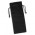 Cotton Wine Drawstring Bag - Black