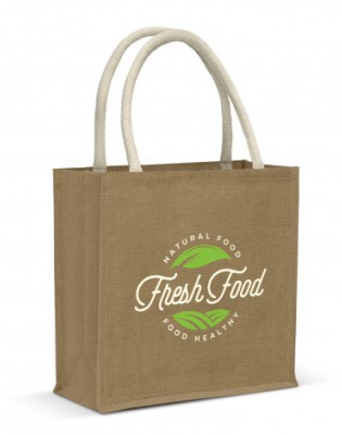 Monza Starch Jute Tote Bag