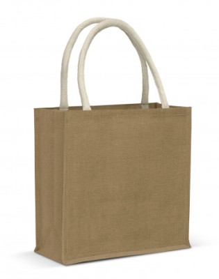 Monza Starch Jute Tote Bag
