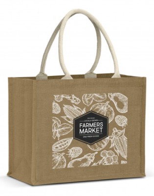 Torino Starch Jute Tote Bag